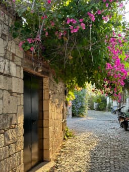 Reference photo for Alacati Streets Oil Painting Reyhan Uyanik