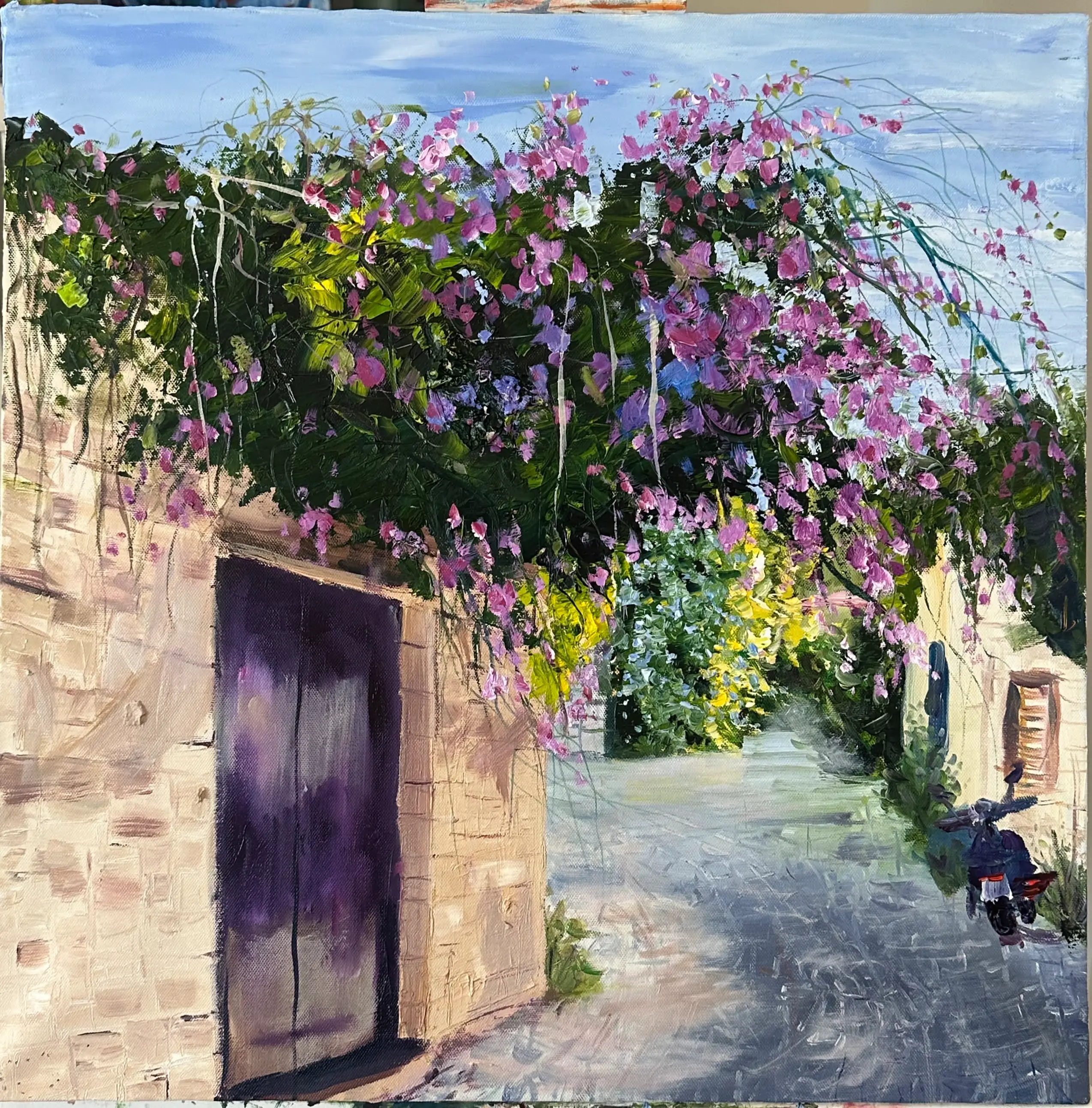 Alacati Streets painting