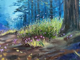 Fairy Forest Oil Painting Reyhan Uyanik