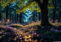 Reference photo for fairy forest Oil Painting Reyhan Uyanik