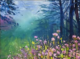Fairy Forest II Oil Painting Reyhan Uyanik