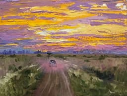 To The City painting Oil Painting Reyhan Uyanik