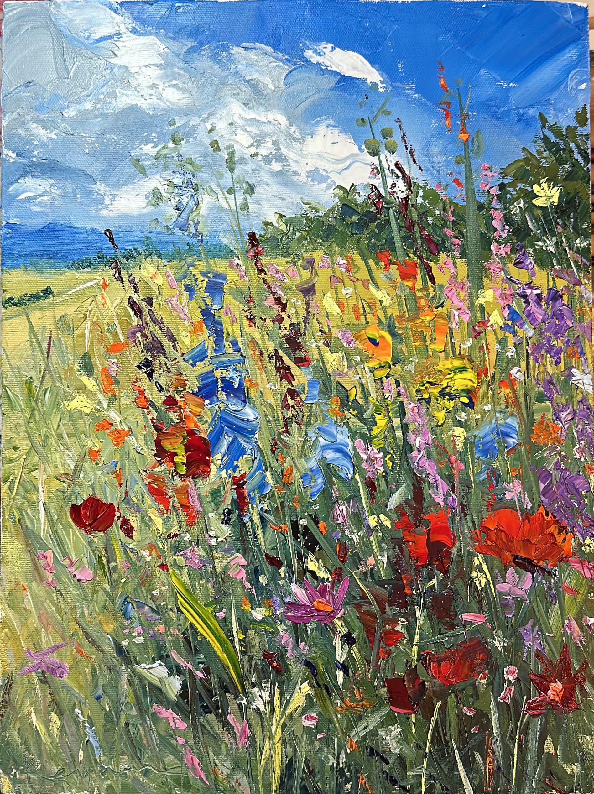 Wildflowers painting