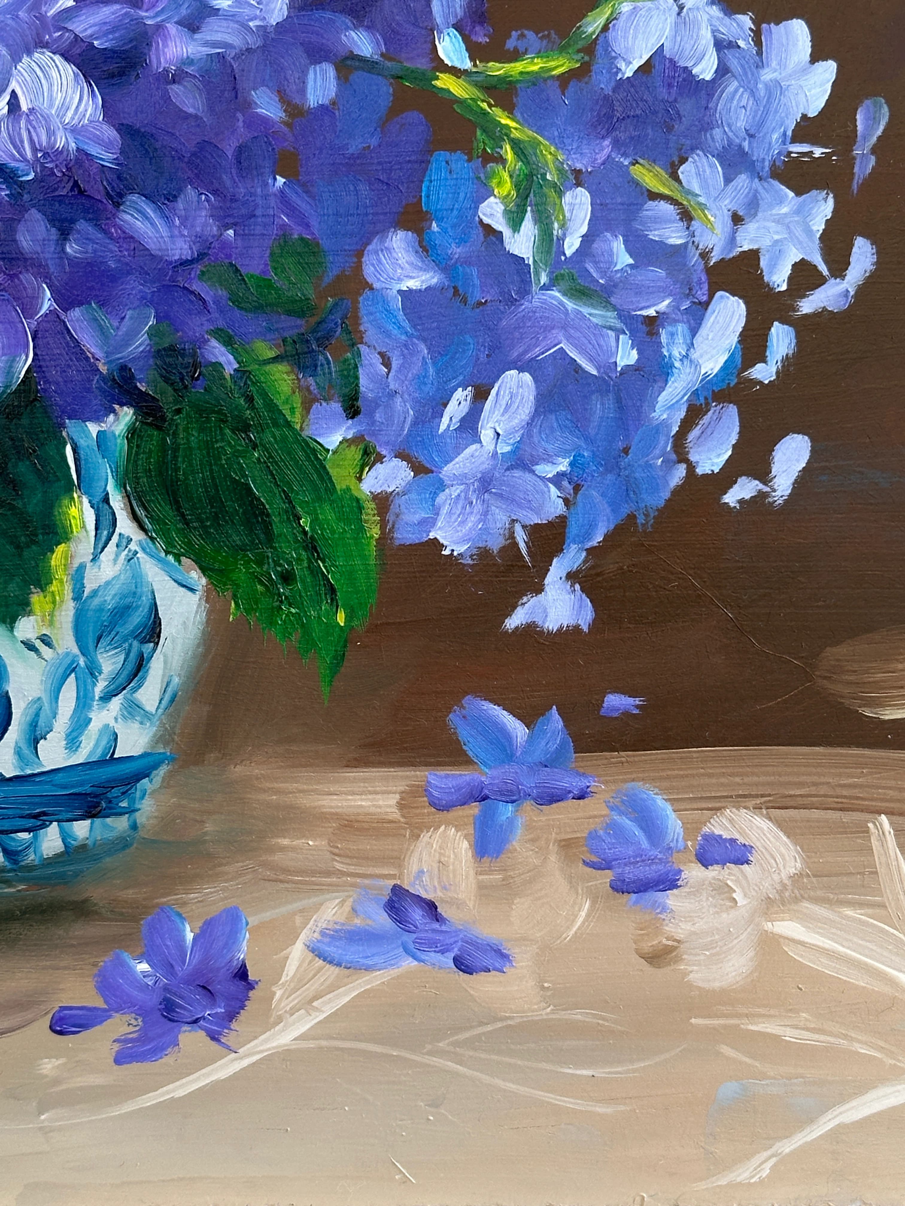 flower still life Oil Painting by Reyhan Uyanik